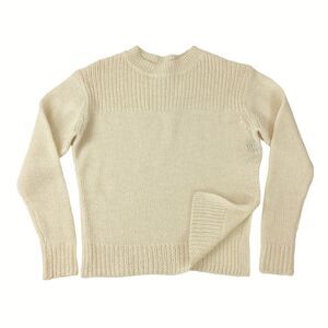 ISABEL MARANT ETOILE Women’s 38 (M) Wool Alpaca Pullover Sweater Side Vent Cream
